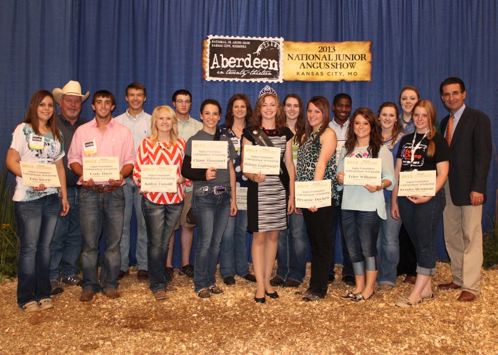 Angus Foundation 2013 Scholarships