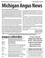 Michigan Angus News December 2016