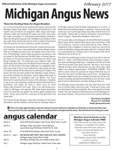 Michigan Angus News - Feb2017 press file